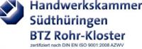 <p><strong>Berufsbildungs- und Technologiezentrum <br />Rohr-Kloster der HWK Südthüringen</strong><br />Kloster 1<br />98530 Rohr</p>